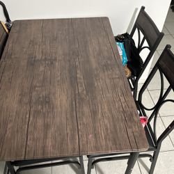 Dining Table With Four Chairs