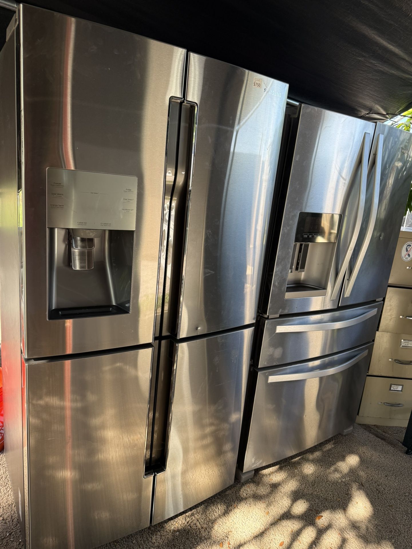 Samsung Fridge Stainless Steel Counter Deep/ Working Perfect/ 2 Month Warranty/ FREE DELIVERY UP TO 5 MILES