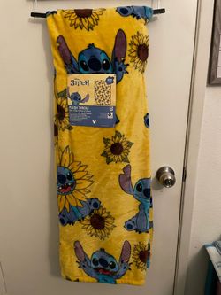 Disney Stitch Plush Throw Blanket