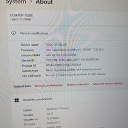 Lenovo Legion 5i Gaming Desktop & Monitor