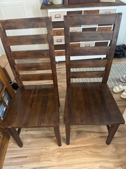 World Market Ladder Back Dining Chairs - Set of 2 - Great Condition