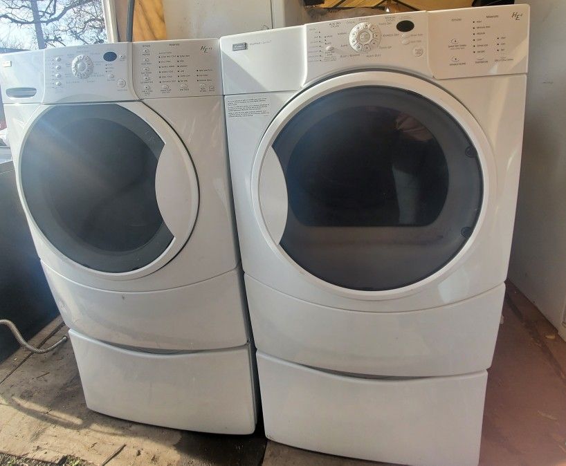 KENMORE ELITE SET WASHER AND ELECTRIC DRYER WORKING PERFECT