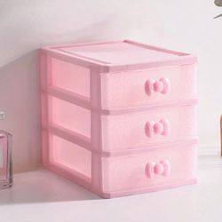 pink bow storage box