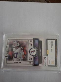 2025 Topps Josh Allen Big Ticket Player #BTP-2 GAS 10