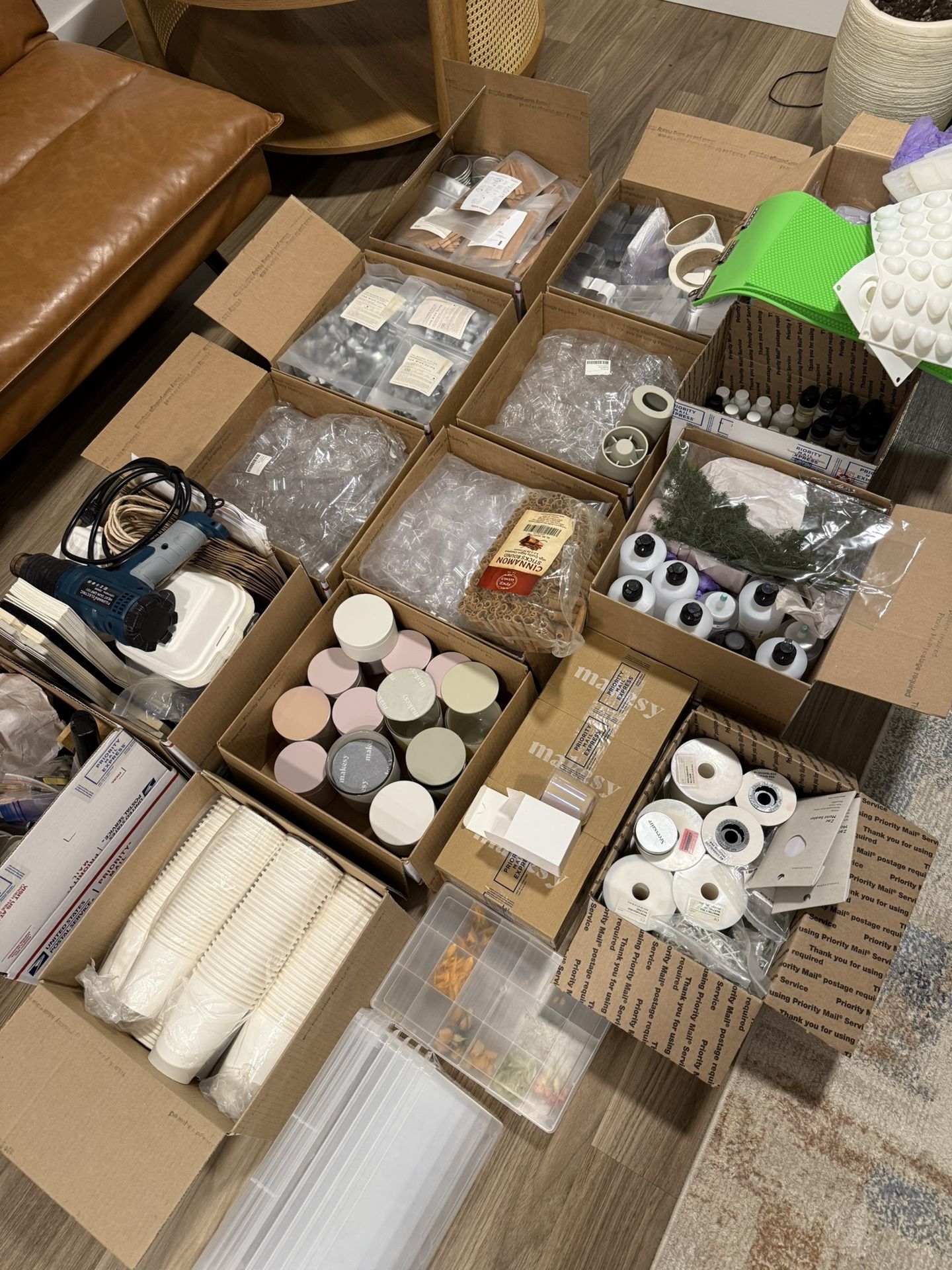 Assorted Candle Craft Supplies