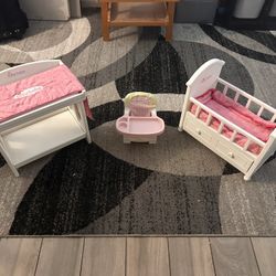 American girl bitty Baby Nursery 