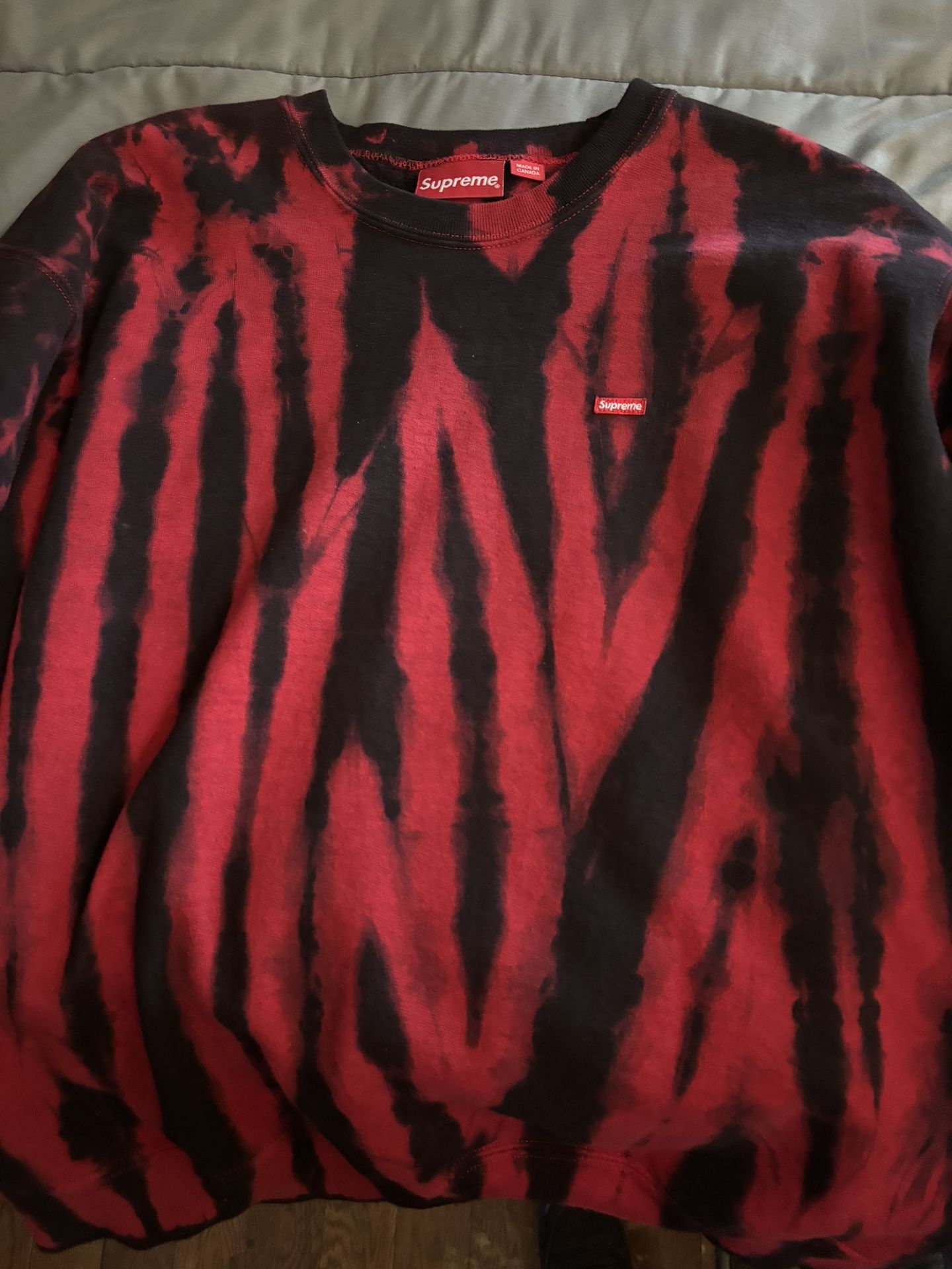 Supreme Crew Neck Tie Dye Size Large
