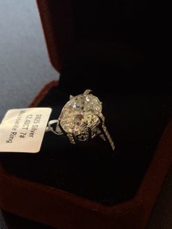 12.48CT Size 7 Moissanite Diamond Ring 💍