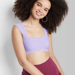 Purple Crop Top 