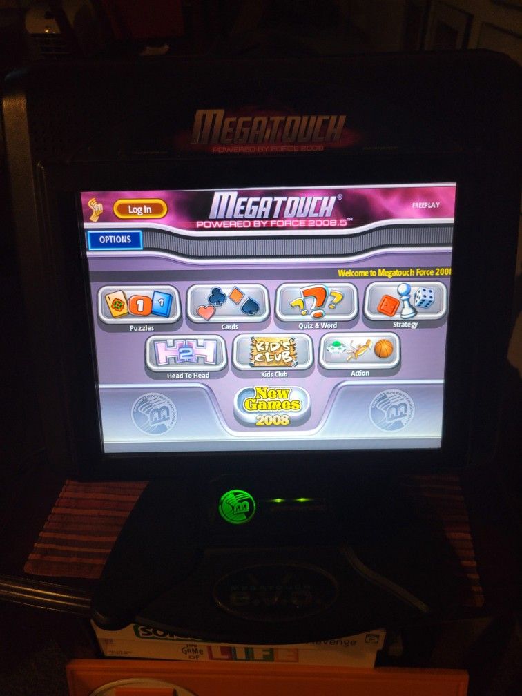 Merit Megatouch Force EVO Multi Game Touchscreen Countertop Video Games