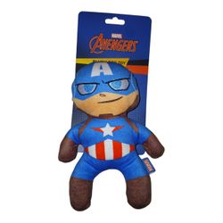 NWT Marvel Avengers Captain America Dog Squeaky Plush Pet Toy