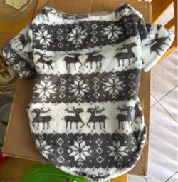 Small pet Christmas pjs and handkerchief