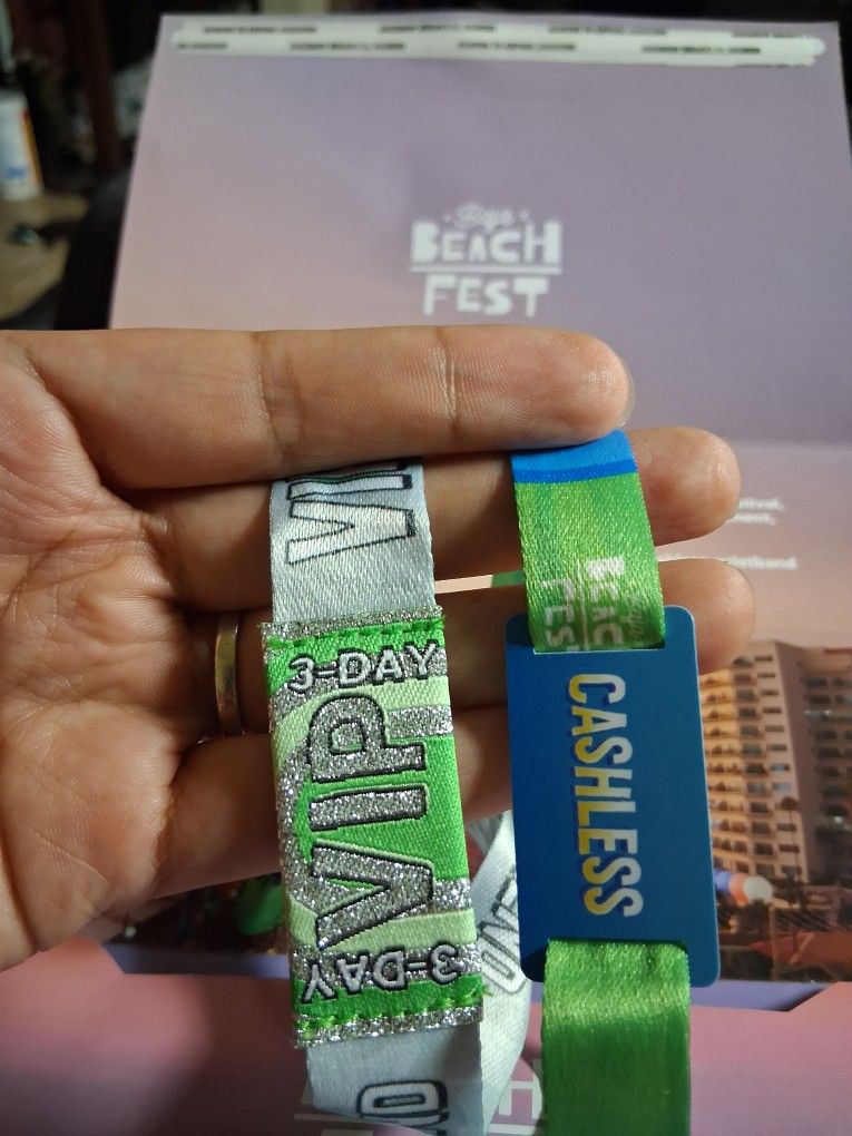 2025 Baja Beach Fest Vip Wristband