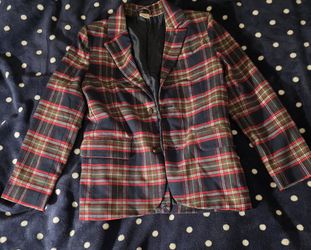 Gymboree Plaid Coat size 10