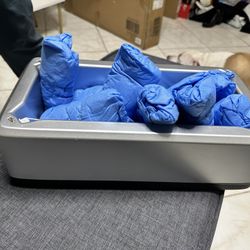 Automatic Shoe Covers Dispenseru, with  Shoe Cover Indoors Disposable,Booties for Portable Machine F