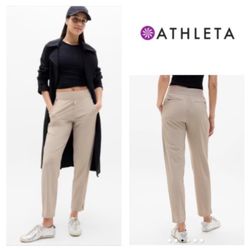 NEW!  Athleta Brooklyn Mid Rise Ankle Pant in ‘Abalone’