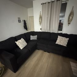 Black Sectional 