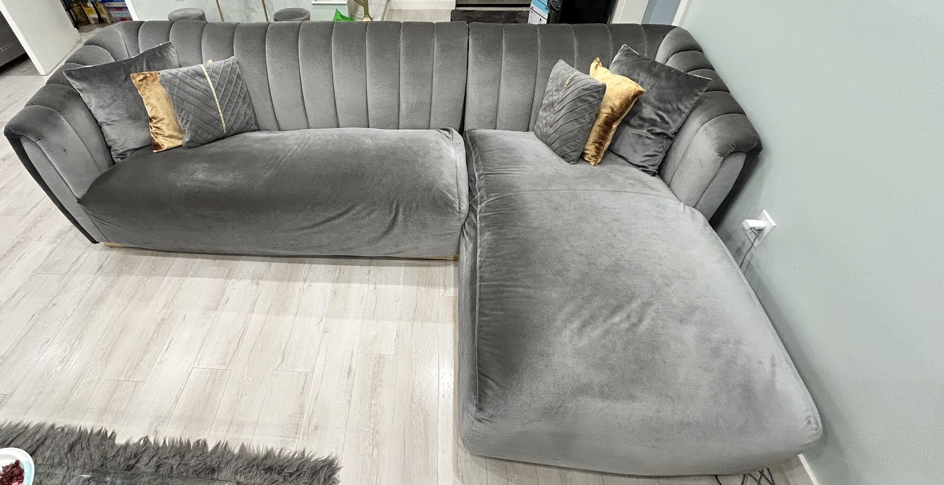 Light Grey Couch For Sale