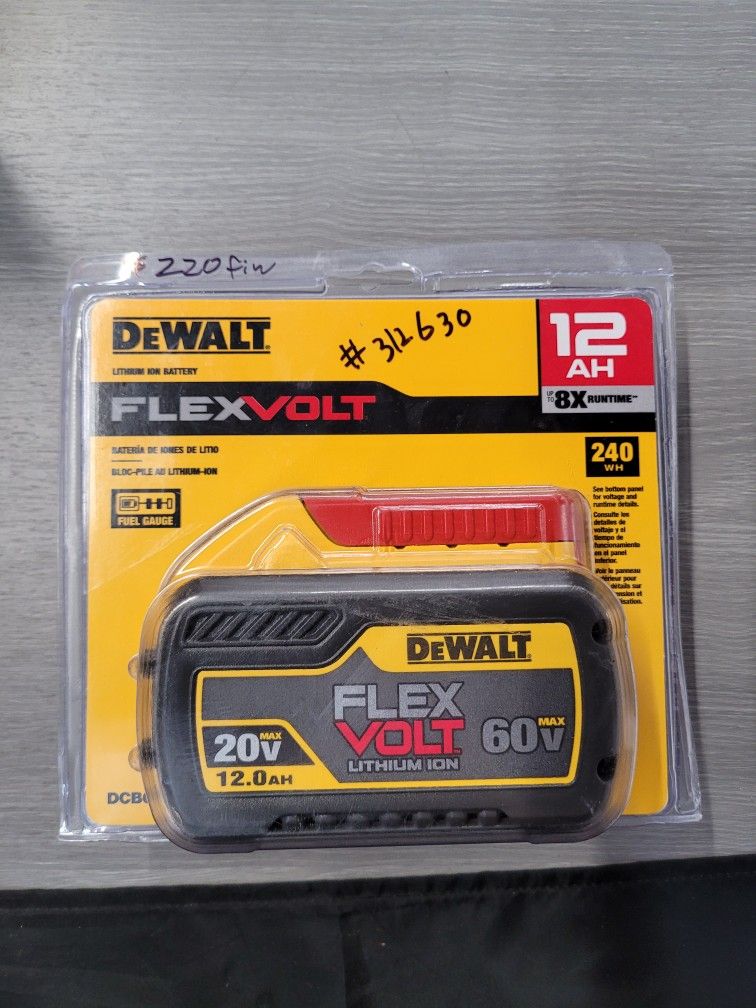 12 Amp Battery Dewalt 60v 12ah Dewalt 60v Battery DEWALT FLEXVOLT
