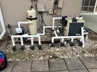 Pool equipment pool pump filter