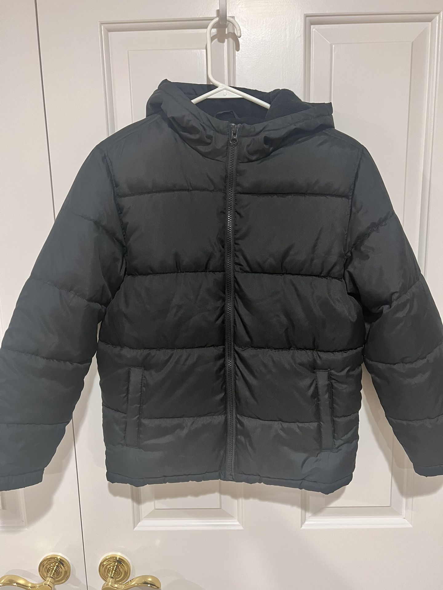 Girls Black Jacket with Hood