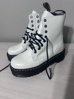 White Dr Marten Boots