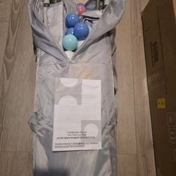 Large Baby Playpen – 59"x59" with Mat, Balls & Carry Bag (Gray)