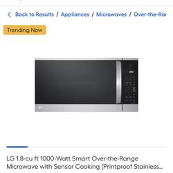 LG microwave Construction Sale
