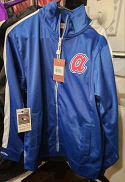 Atlanta Braves Mitchell and Ness jacket Size L