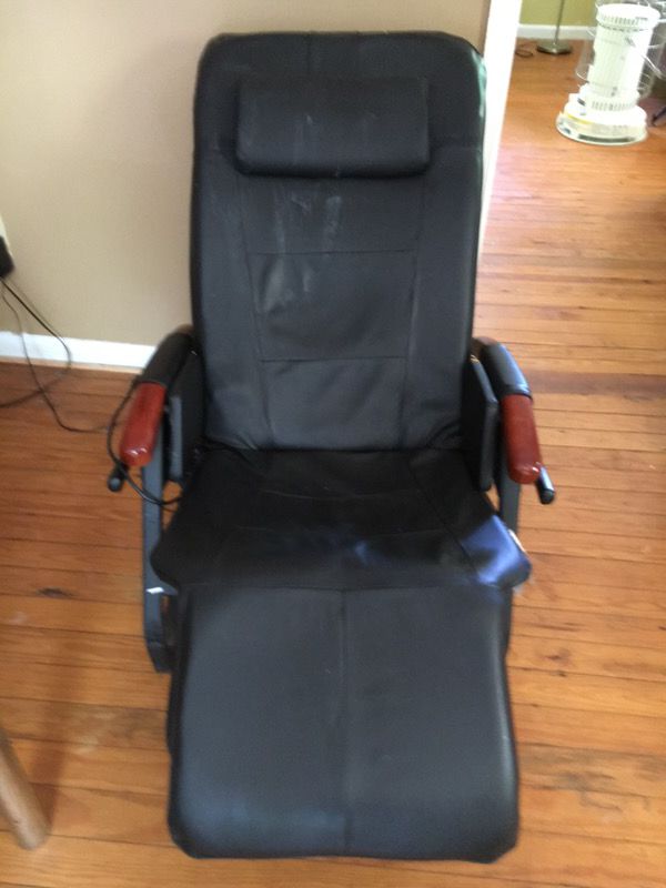 Black Massage Reclining Chair