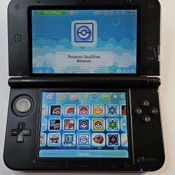 Nintendo 3DS XL, with Pokemon gen 1 to 7.