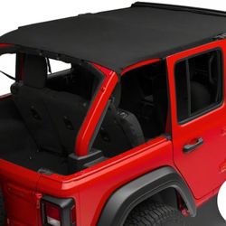Jeep Canvas Cover With Bungee & Screws for Holes (Set)