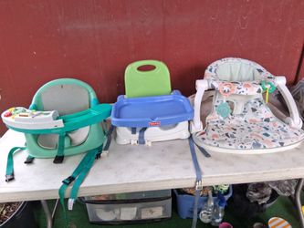 Lot of 3 Baby Booster Seats