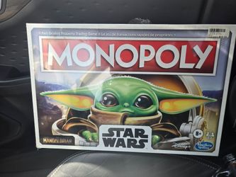 Brand new star wars mandalarian monopoly game