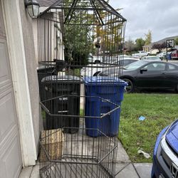 Vendo Jaula Grande Para Pájaros O Pericos 