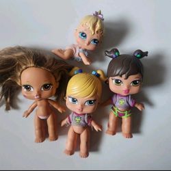 Bratz MGA ENTERTAINMENT Babies Toddles Y2k Lot Of 4 Dolls