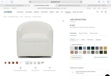 Joybird Jolie Swivel Chair