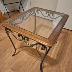 Glass Accent Table