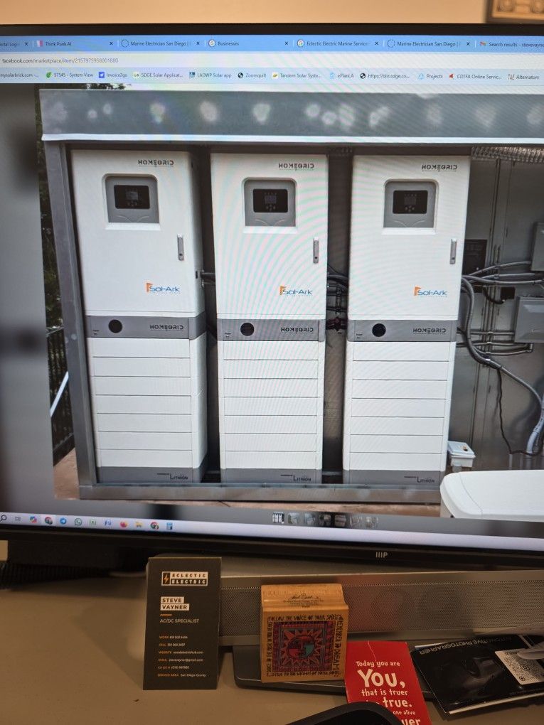 Homegrid Sol-Ark 200 Kw Battery, 45 Kwa System