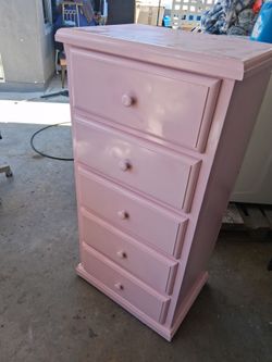 Wooden Tall boy dresser