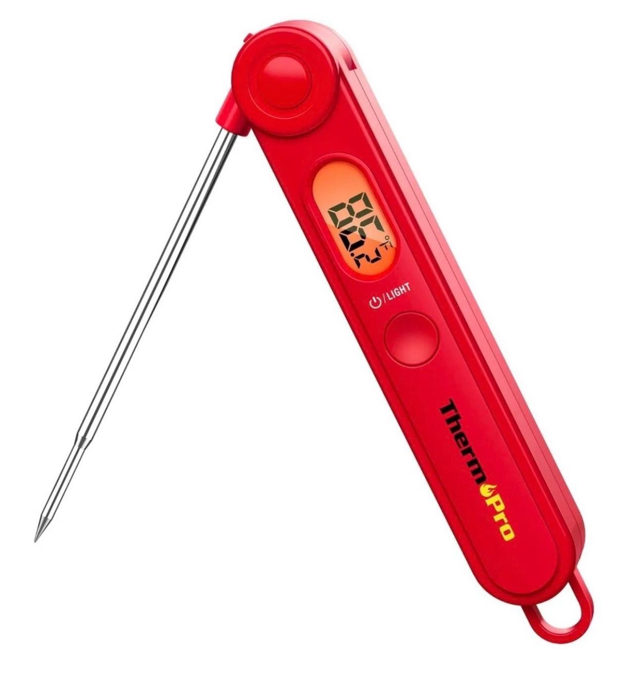 ThermoPro Instant Read Meat Thermometer Digital LCD Cooking BBQ Food TP03 Red