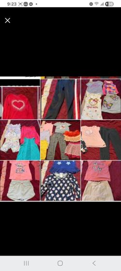 Girl Clothes Size 5t To 6 (25 PIECES)