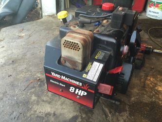 Snow blower engine runs great