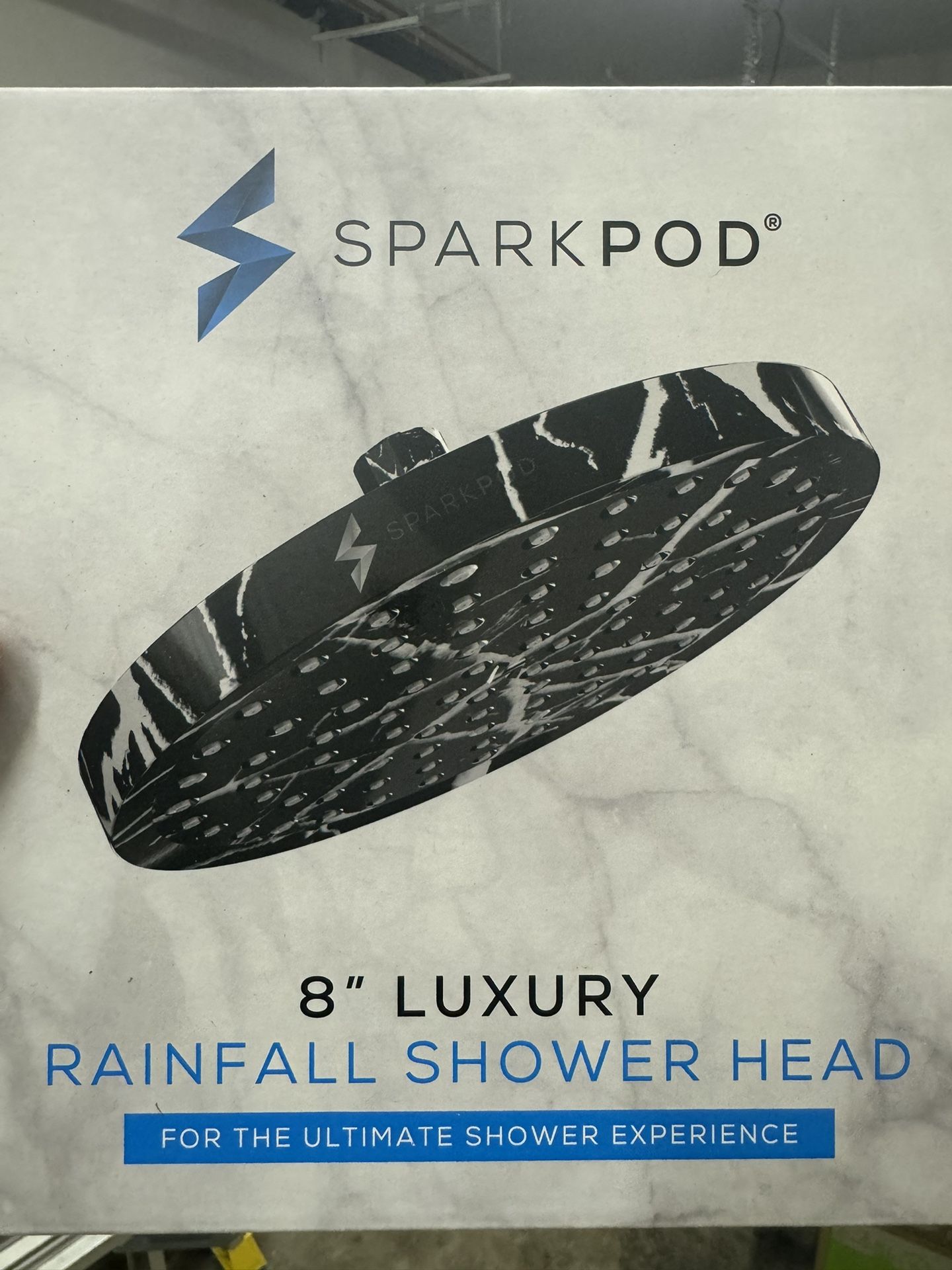 SparkPod luxury 8 inch Rainfall Shower head