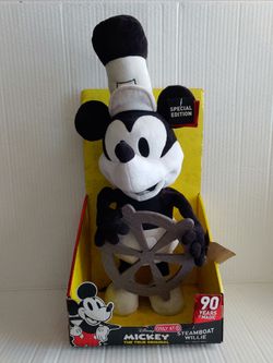 Steamboat Willie 16" Mickey Plush Special Edition Collectible In Original Box