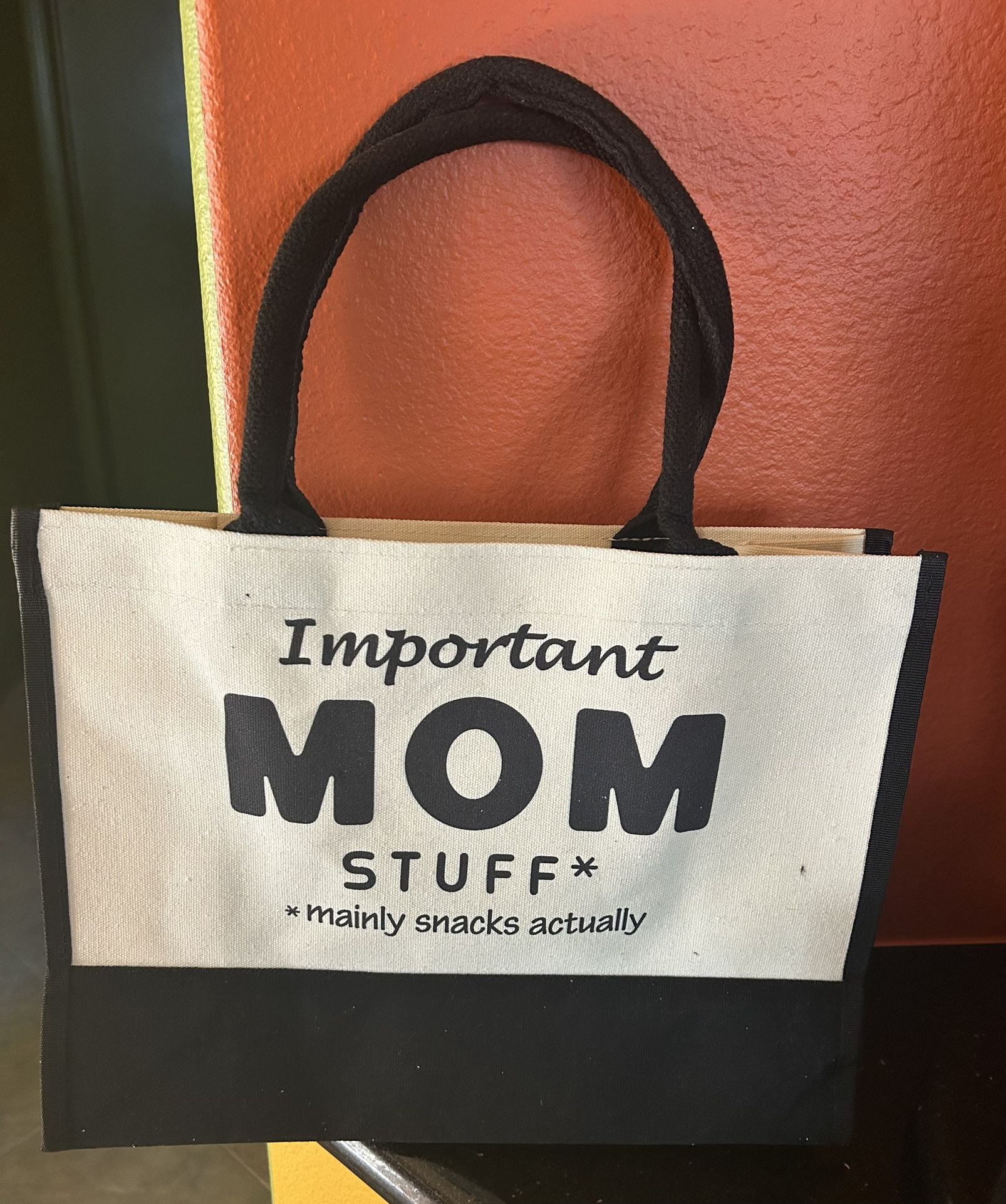 New Mom Tote Bag. Really Nice And Cute Saying.