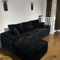 Corduroy Cloud Couch W/ Deep Seats