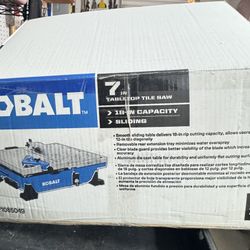 7” tabletop tile saw