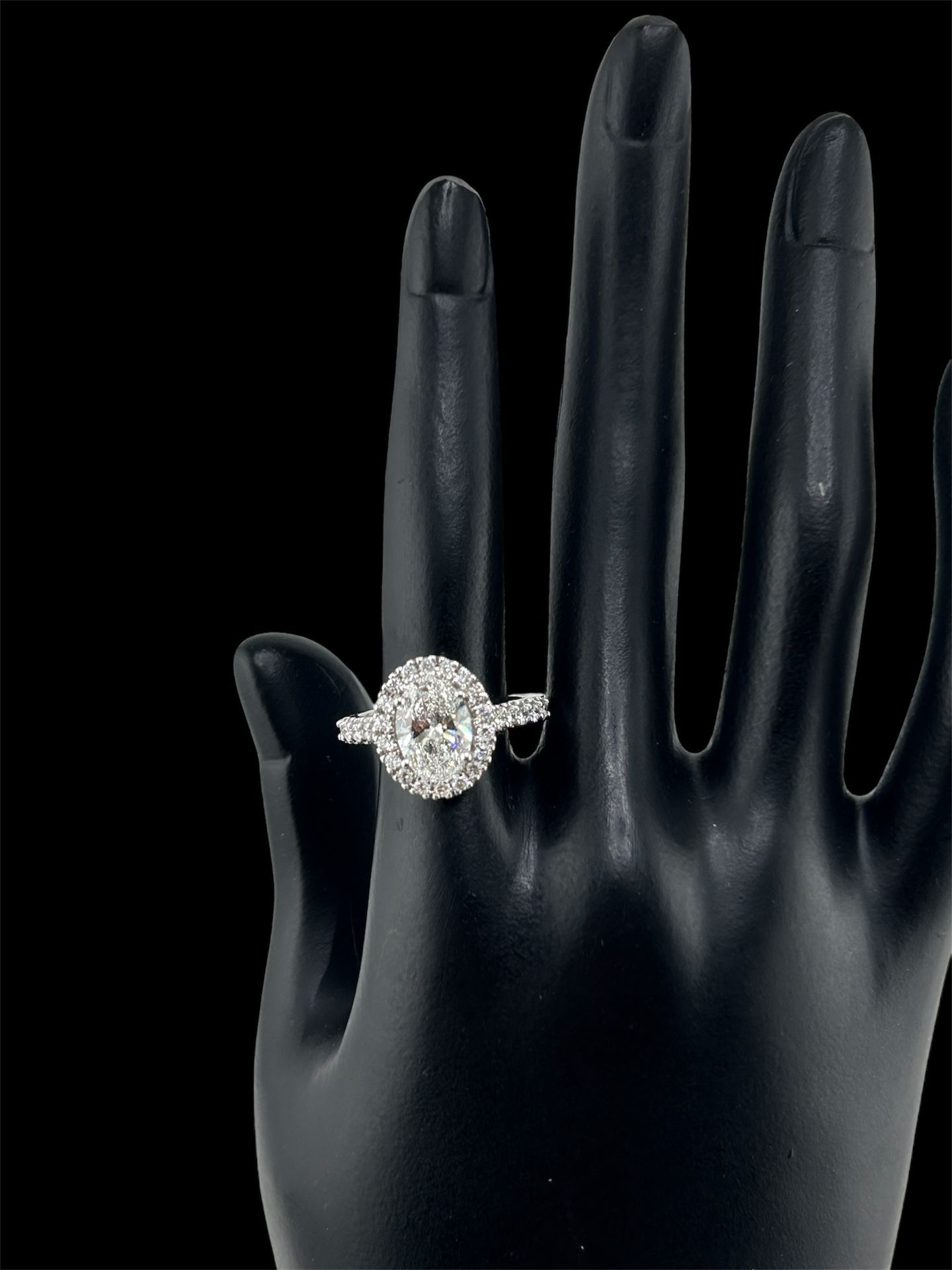 Oval Shape Diamond Ring