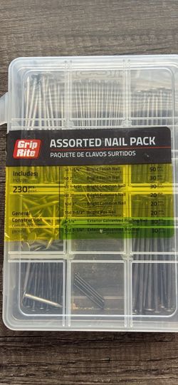 Grip Rite Assorted Nail Pack 230 Pieces